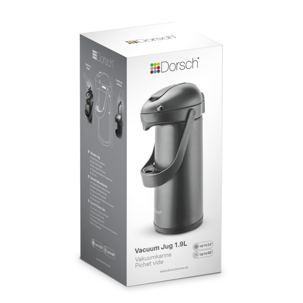 Vacuum Jug 1.9L - Grey