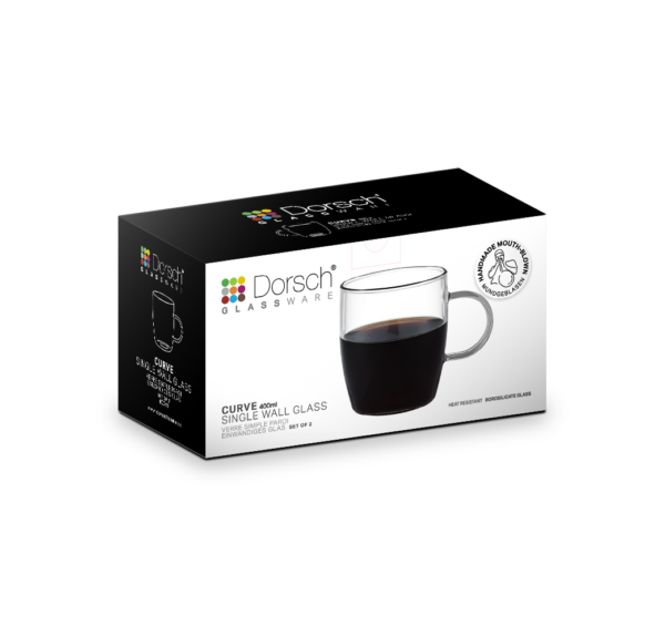 Curve Cup 400 ml - Set of 2