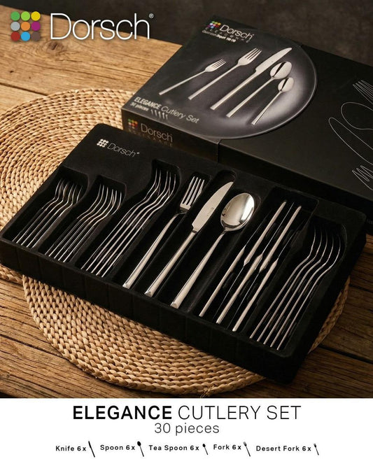 Dorsch Elegance Cutlery Set - 30Pcs