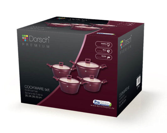 Ceramic Cookware Premium Set - 4 Pcs