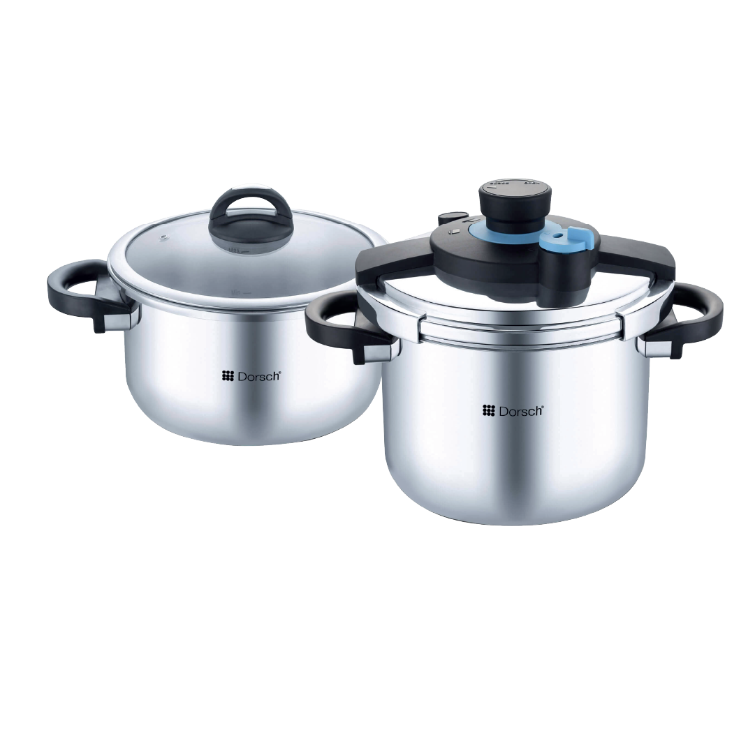 Go Press - 8 + 6 L Pressure Cooker