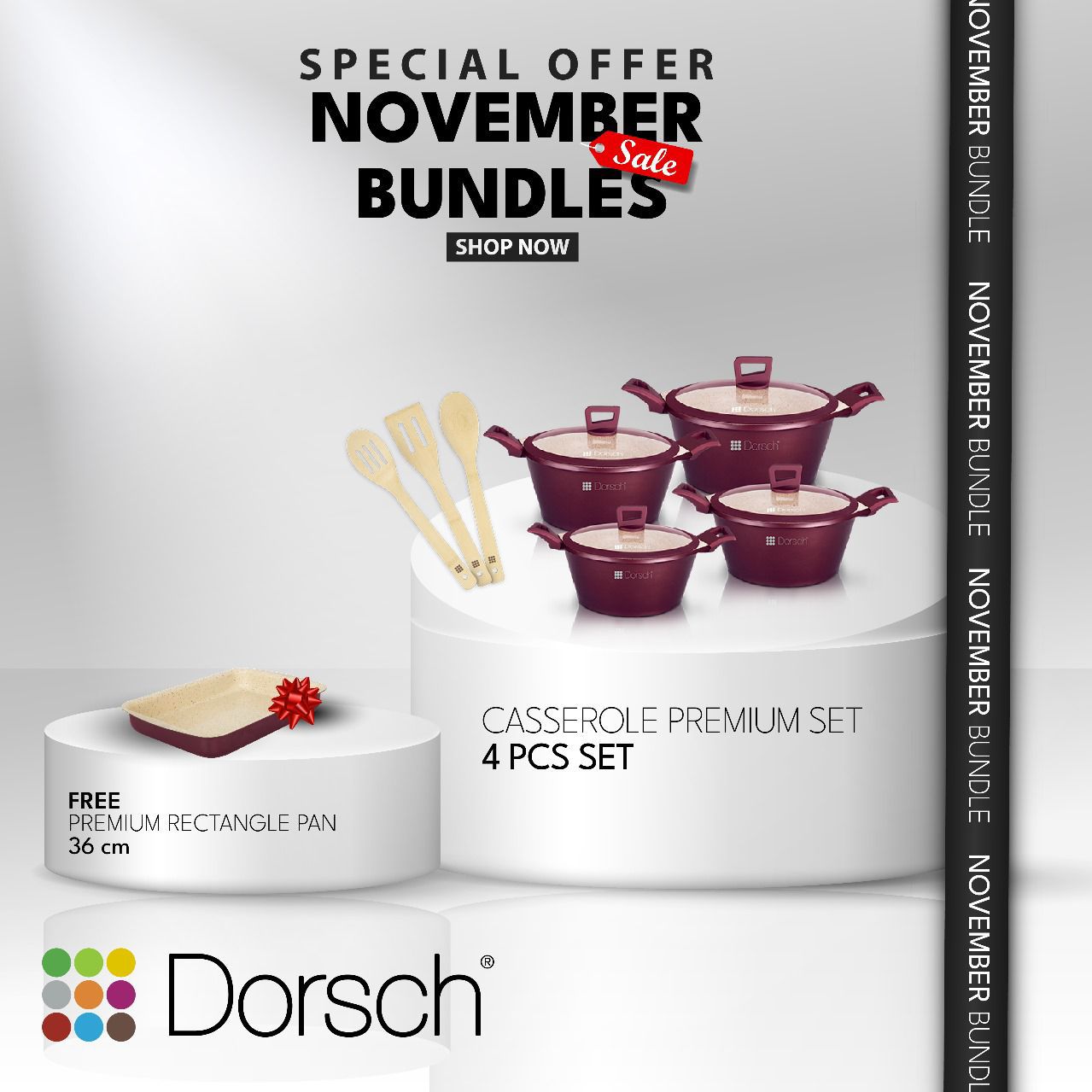 Dorsch Casserole Premium Set β 4 Pcs November Bundle