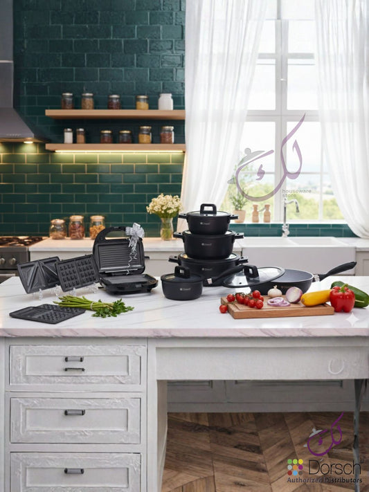 🎁 December Offer: Dorsch Cookware Set (5 pcs) + Free Sandwich Maker Gift