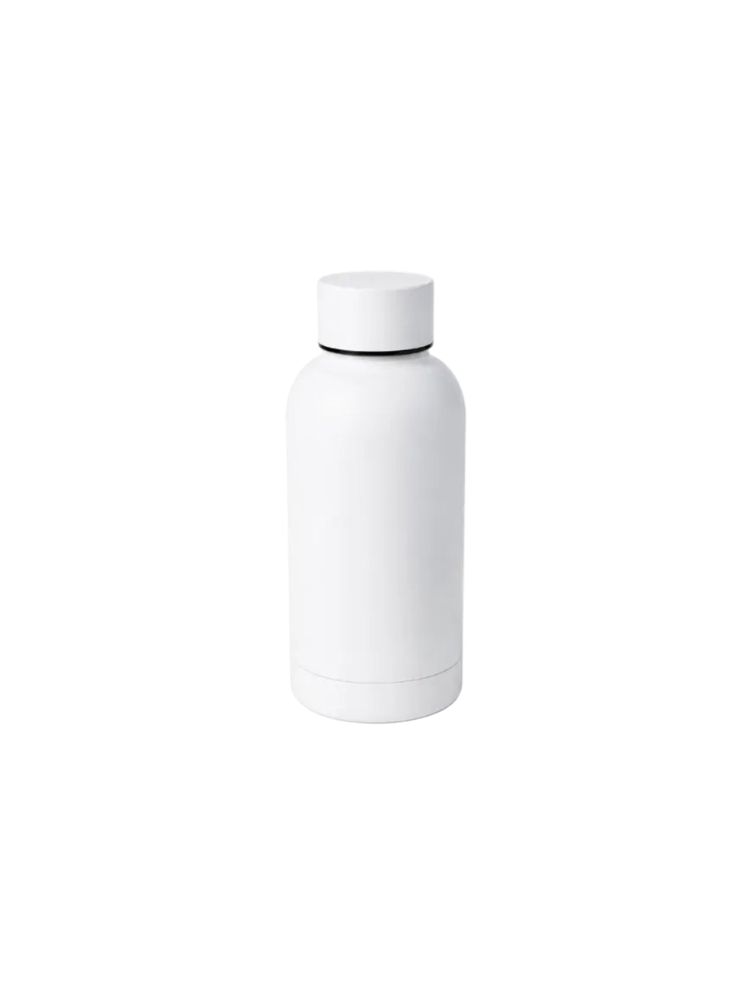 WHITE STAINLESS STEEL FLASK – 350ML