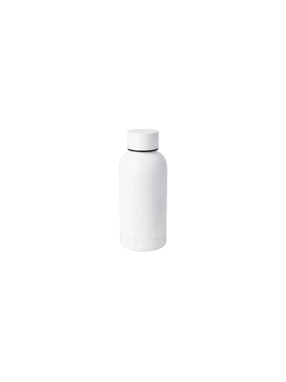 WHITE STAINLESS STEEL FLASK – 350ML