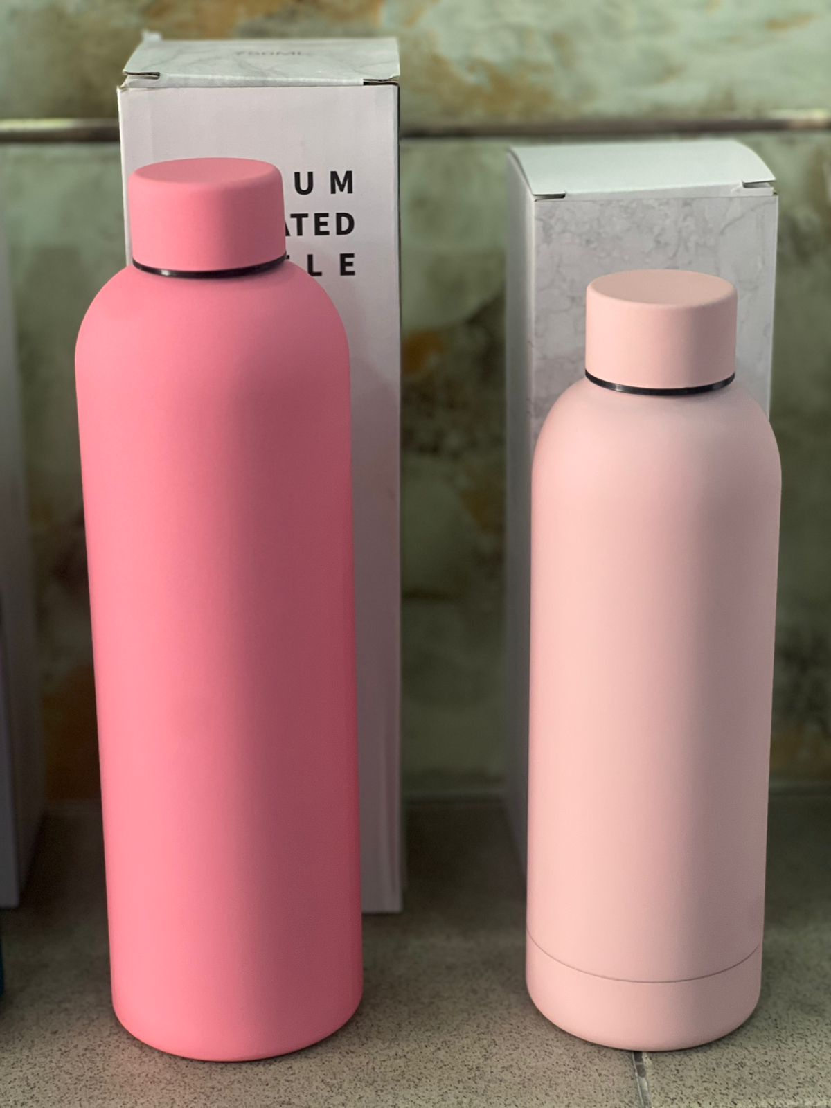 PINK STAINLESS STEEL FLASK - 750ML