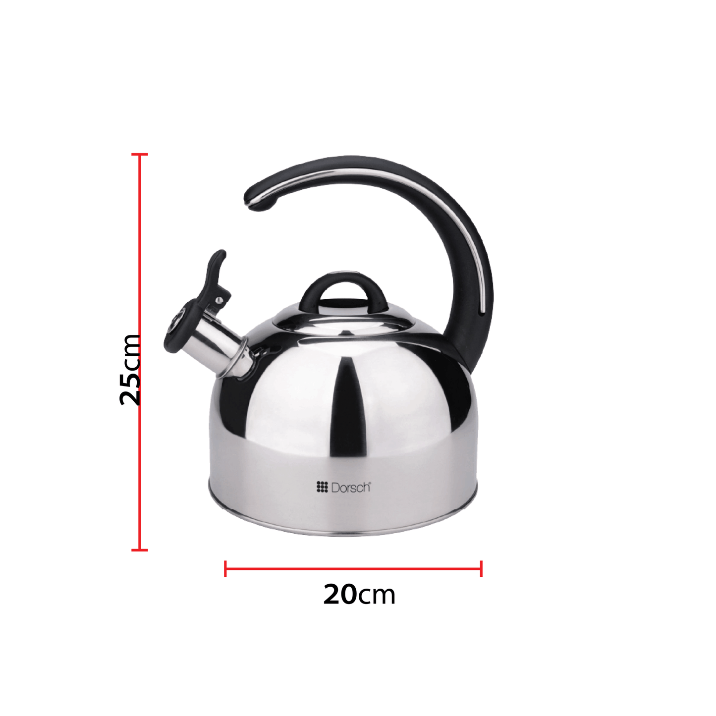 Mirror Steel Kettle 3.0 liter