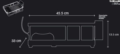 Dorsch Dish Rack Aluminum 1-Tier