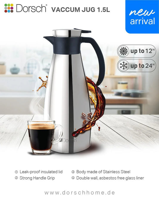 Dorsch Chrome Vacuum Jug | 1.5L