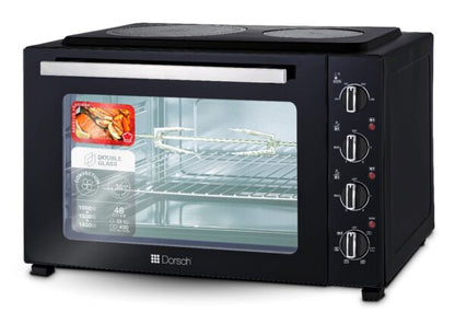 Dorsch Electric Oven With Hob – 48L