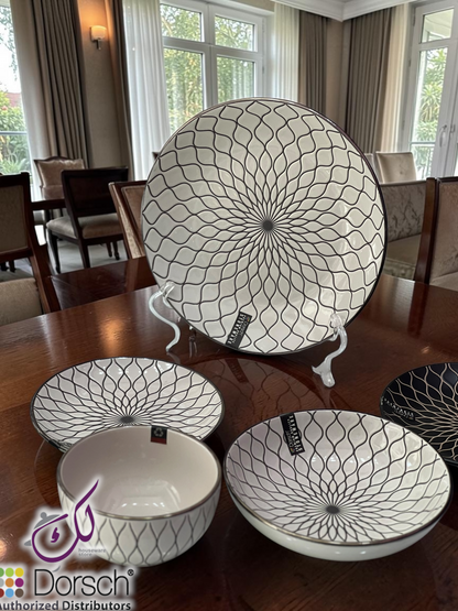Dorsch Blanc Dinner Set – 24 Pieces (Stoneware)