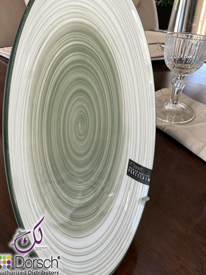Dorsch Ripple Olive Dinner Set - 26 Pieces (Porcelain)