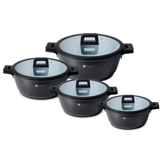 Ceramic Lifetime Cookware Set - 4 Pcs