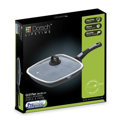 Grill Pan with Lid - 28 cm