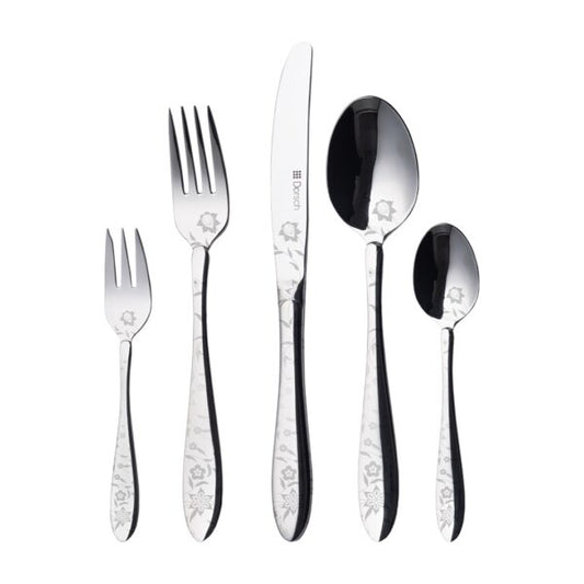 Rose Cutlery Set - 72 Pcs