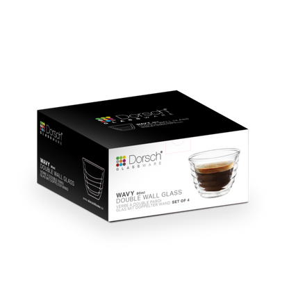 Wavy Cup 80 ml – Set of 4