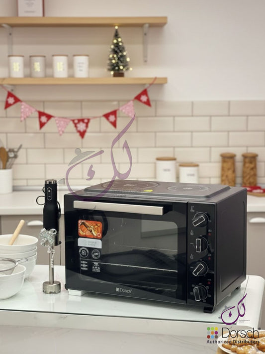 🎁 December Offer: Electric Oven 48L with Induction Hub + Hand Blender 800w Gift