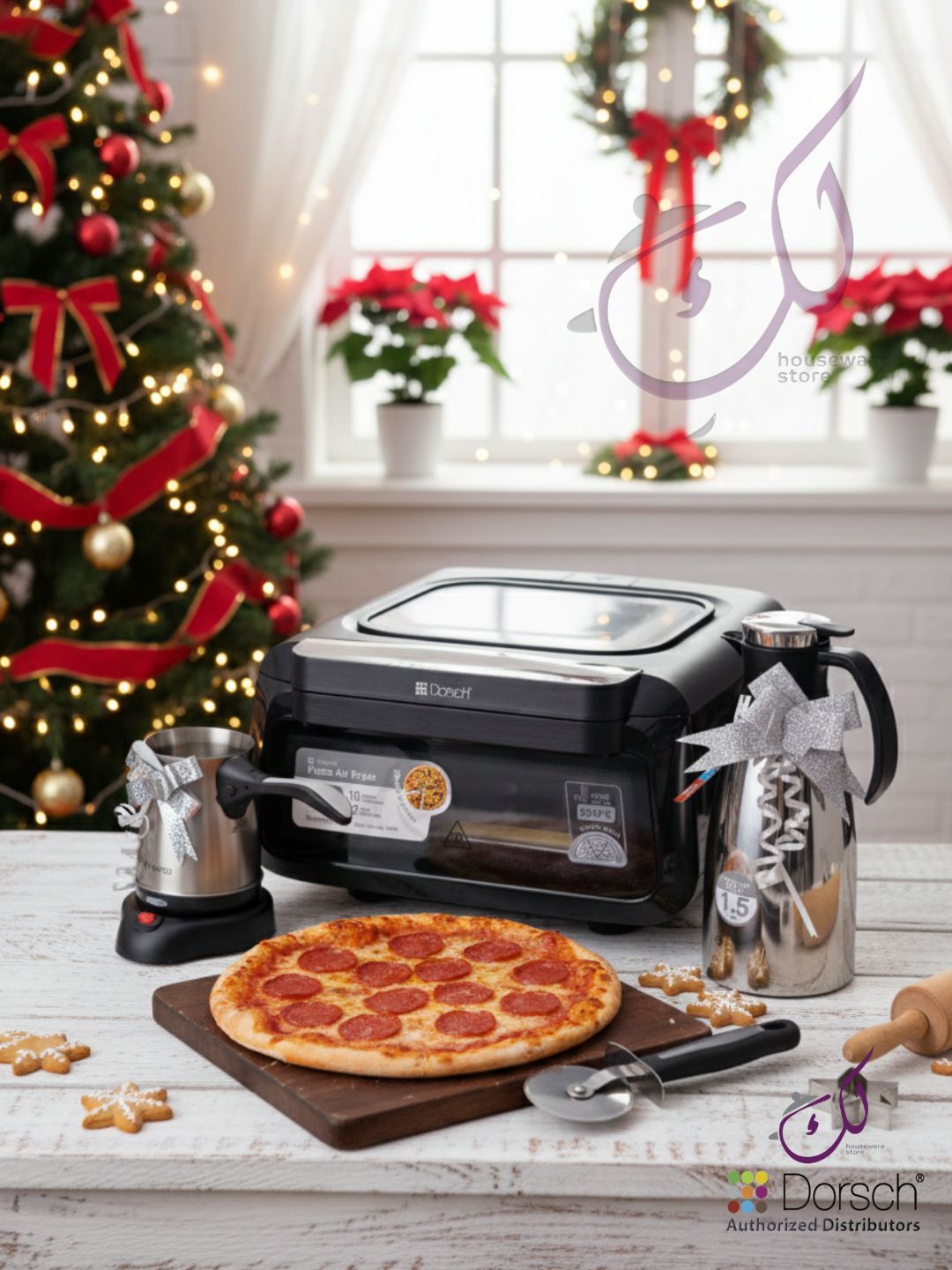 🎁 December Offer: Dorsch Pizza Air Fryer + Electric Coffee Pot & Vacuum Chrome Jug 1.5L