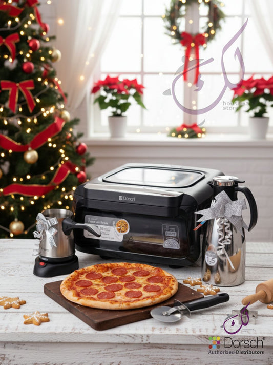 🎁 December Offer: Dorsch Pizza Air Fryer + Electric Coffee Pot & Vacuum Chrome Jug 1.5L