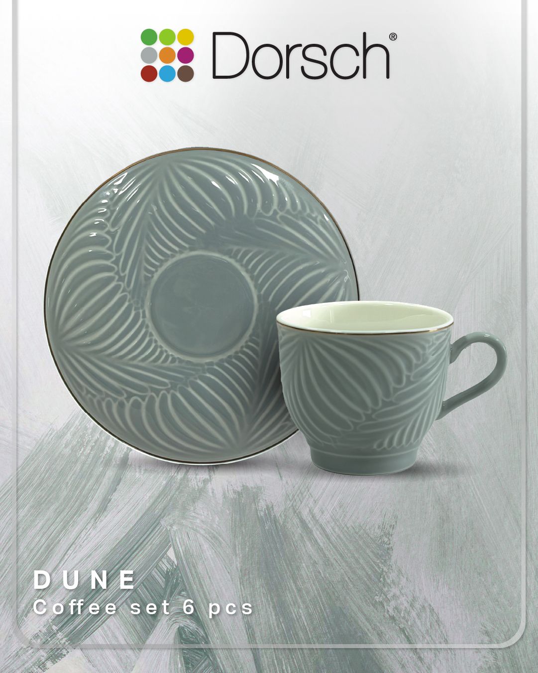 Dorsch Coffee Cups - Nude (Half Dozen Set)