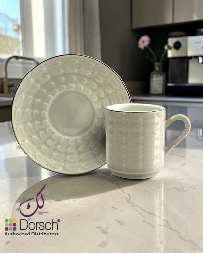 Dorsch Coffee Cups - Pearl (Half Dozen Set)