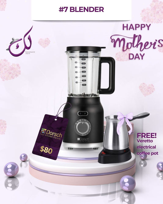 🎁Mother's Day Offer 7: Blender 1200W + Free Electric Coffee Pot