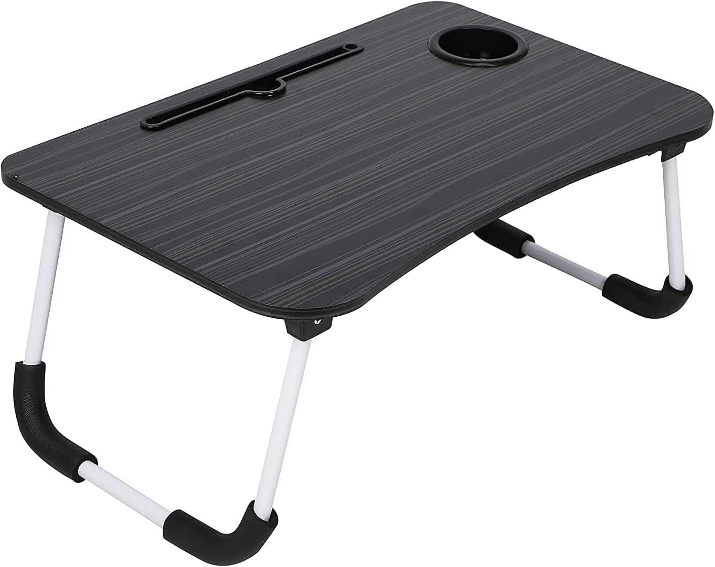 Premium Foldable Laptop Table – 3 Colors | Cup Holder & Phone Slot