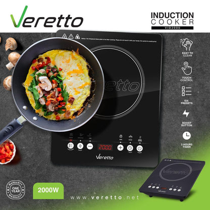 Veretto Induction Cooker VID2000 – 2000W