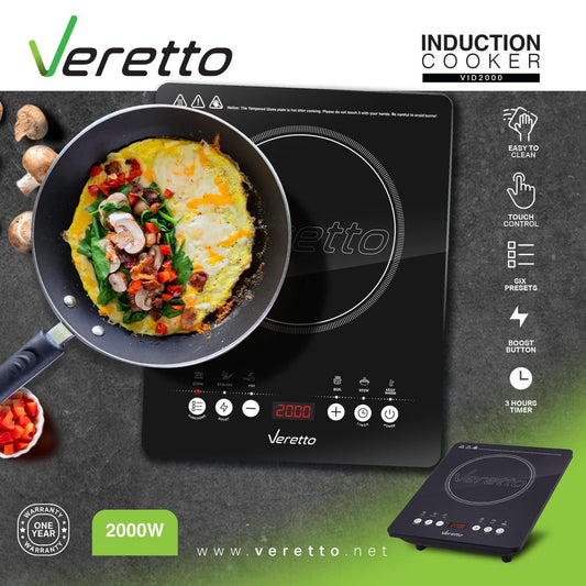 Veretto Induction Cooker VID2000 – 2000W