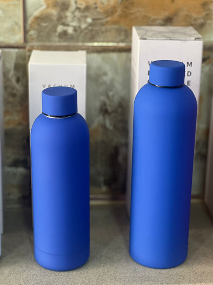 NAVY STAINLESS STEEL FLASK - 500ML