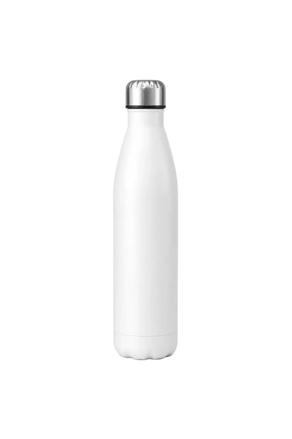 WHITE STAINLESS STEEL FLASK - 1L