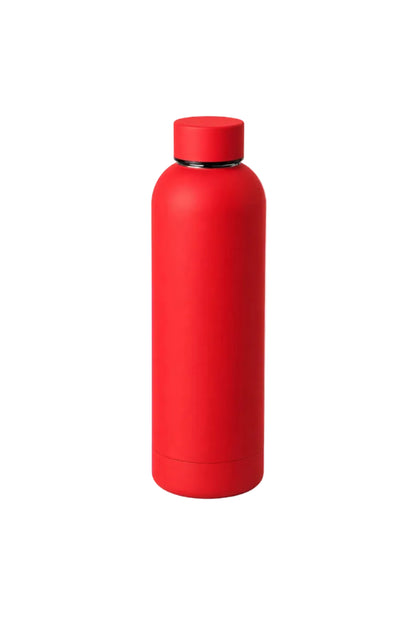 RED STAINLESS STEEL FLASK - 500ML