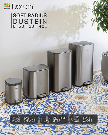 DORSCH TRASH DUSTBIN – 40L