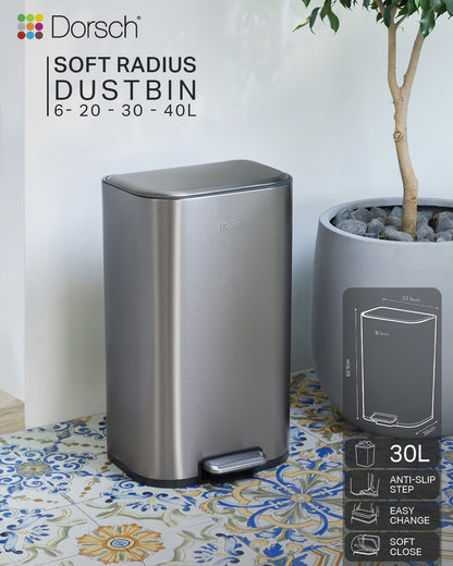 DORSCH TRASH DUSTBIN – 30L