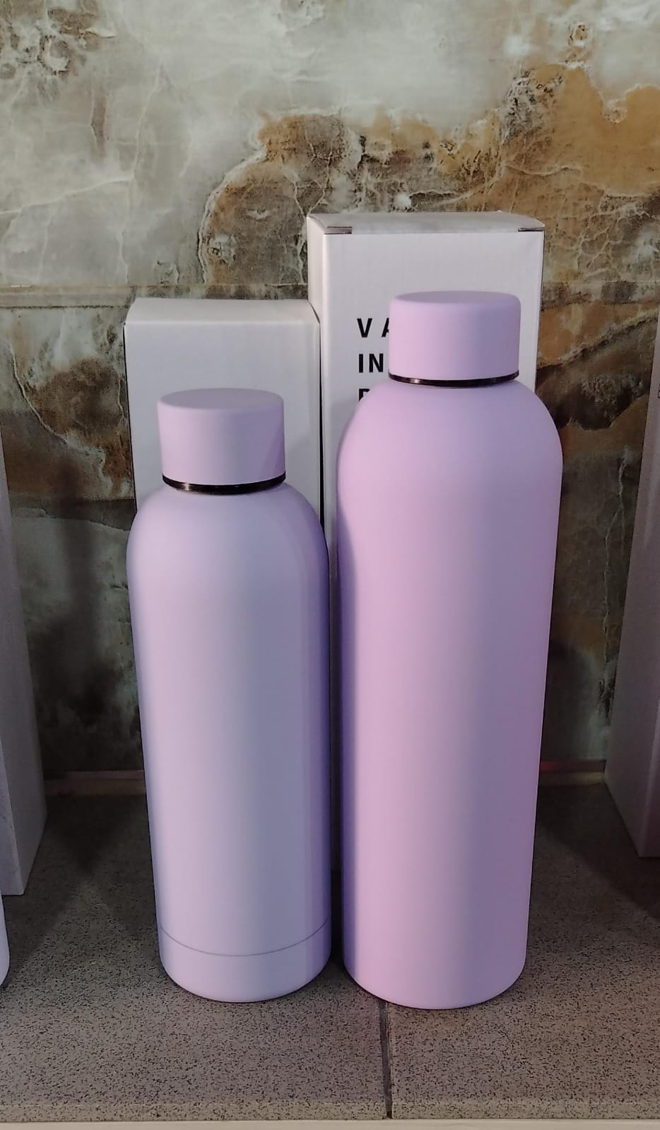 PURPLE STAINLESS STEEL FLASK - 750ML