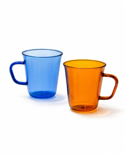 DORSCH AMBER & BLUE MUG SET – 310ML – SET OF 2