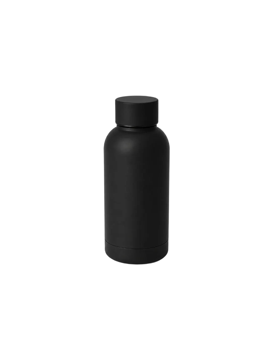 BLACK STAINLESS STEEL FLASK – 350ML