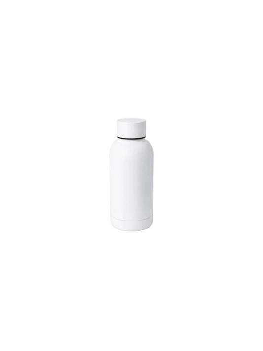 WHITE STAINLESS STEEL FLASK – 350ML