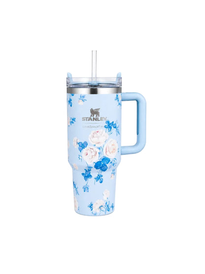 FLOWER STAINLEY FLASK BLUE – 1200ML