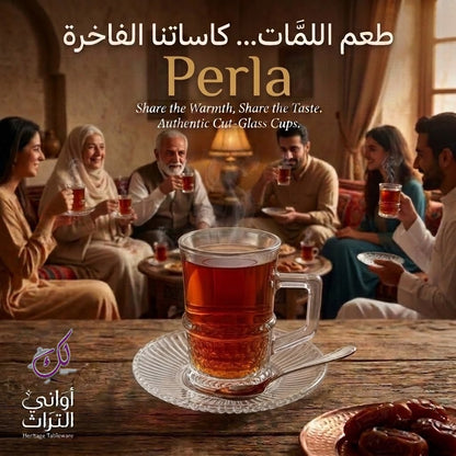 PERLA TEA GLASS SET