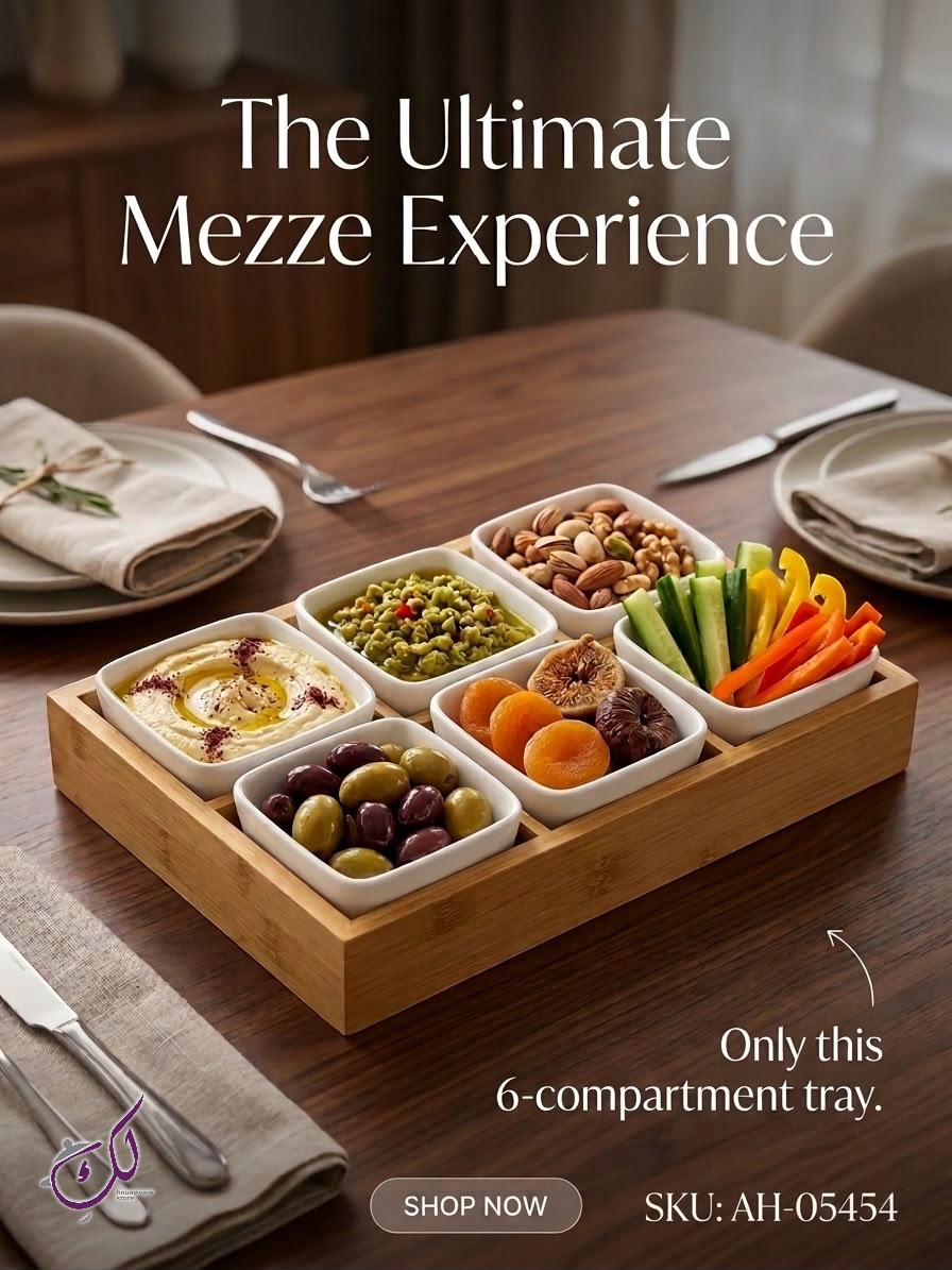 6PCS Bamboo Appetizer Tray