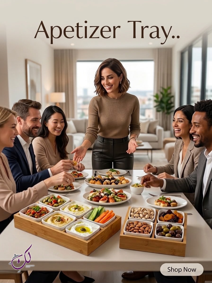6PCS Bamboo Appetizer Tray