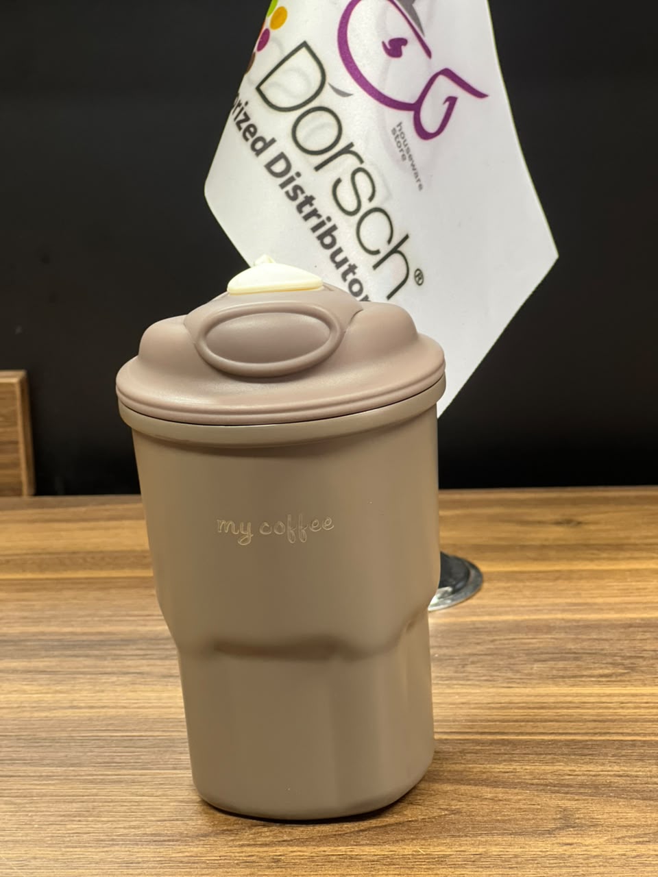Travel Coffee Mug – Brown | 450ml