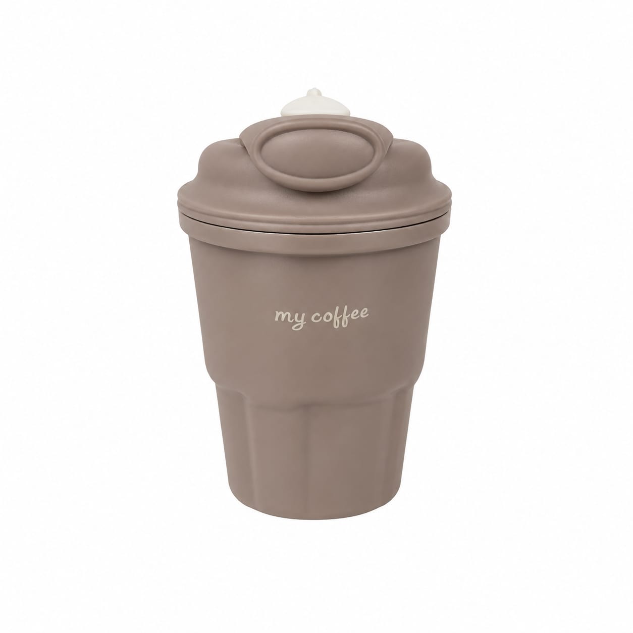 Travel Coffee Mug – Brown | 450ml
