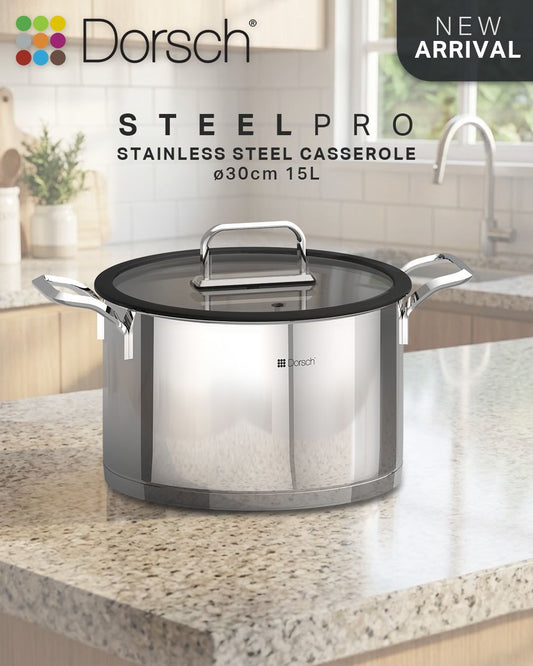 Steel Pro DH-03830 - 30 cm - 15L(Stainless Steel 18/8)