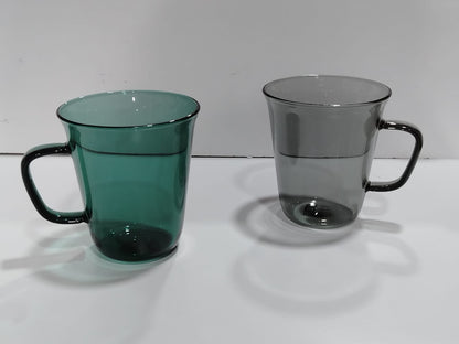 DORSCH AQUA & GREY MUG SET – 310ML – SET OF 2