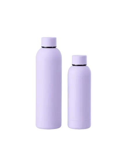 LILAC STAINLESS STEEL FLASK SET – 750ML & 500ML