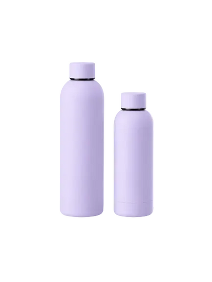 LILAC STAINLESS STEEL FLASK SET – 750ML & 500ML