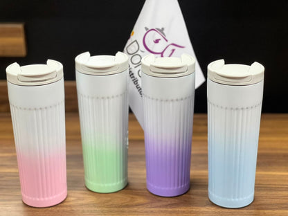 Ribbed Gradient Tall Mug – Blue | 500ml