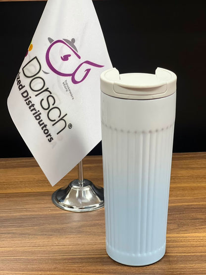 Ribbed Gradient Tall Mug – Blue | 500ml